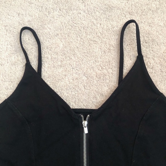 Black Eclipse Zipper Cami - Picture 3 of 5